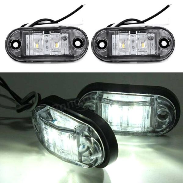 car headlights 2pcs white led side marker lights clearance trailer caravan 12v waterproof auto external truck lamps
car headlights 2pcs white led side marker lights clearance trailer caravan 12v waterproof auto external truck lamps