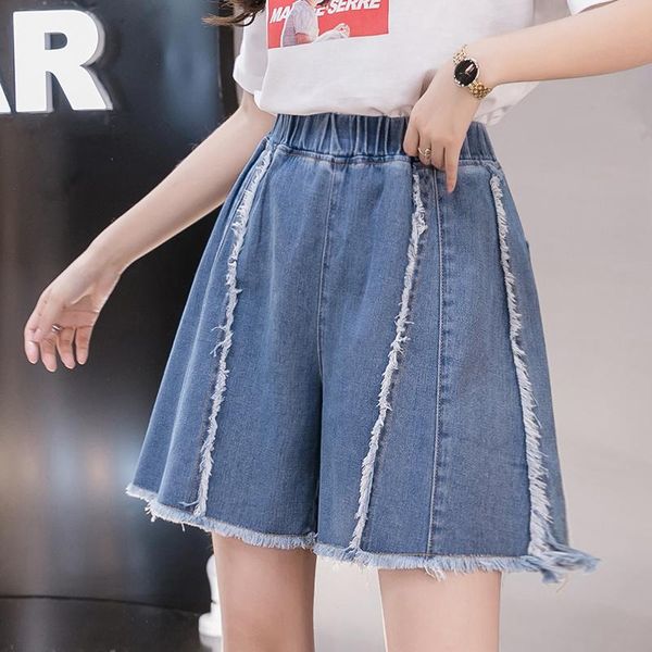 women's shorts coigarsam 4xl plus size loose denim spring summer high waist women blue 5903, White;black
women's shorts coigarsam 4xl plus size loose denim spring summer high waist women blue 5903, White;black