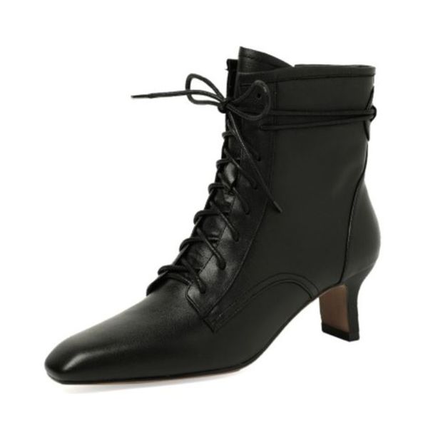 new women high heel boots real leather strange heel winter women shoes fashion footwear women ankle boots size 34-39, Black
new women high heel boots real leather strange heel winter women shoes fashion footwear women ankle boots size 34-39, Black