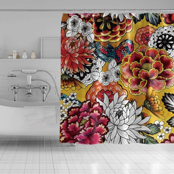 waterproof quick-dry polyester shower curtain vintage floral pattern design blooming flowers shabby chic floral blossoms fabric
waterproof quick-dry polyester shower curtain vintage floral pattern design blooming flowers shabby chic floral blossoms fabric