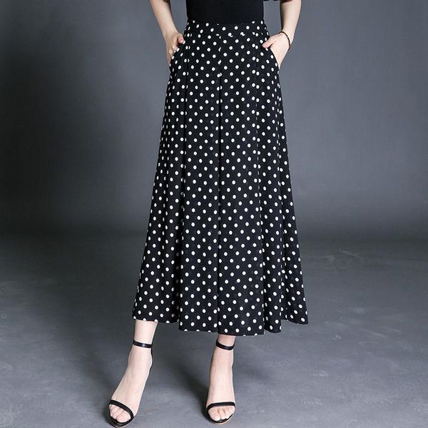 women's pants & capris 2021 summer female casual plus size wide leg women chiffon loose polka dot ankle-length high waist w218, Black;white
women's pants & capris 2021 summer female casual plus size wide leg women chiffon loose polka dot ankle-length high waist w218, Black;white