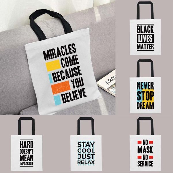 storage bags shopping bag harajuku style wild letter one-shoulder portable messenger environmental protection large
storage bags shopping bag harajuku style wild letter one-shoulder portable messenger environmental protection large