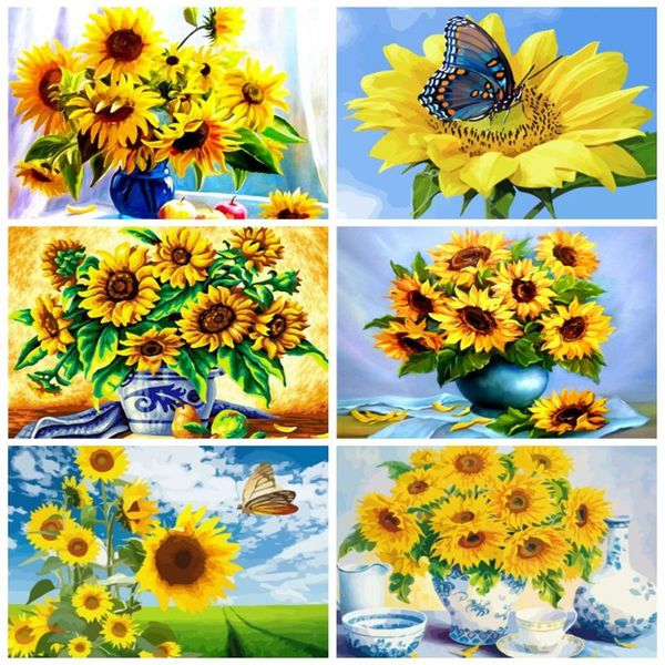 paintings azqsd oil painting by numbers sunflower diy canvas unframe picture handpainted coloring floral home decoration
paintings azqsd oil painting by numbers sunflower diy canvas unframe picture handpainted coloring floral home decoration