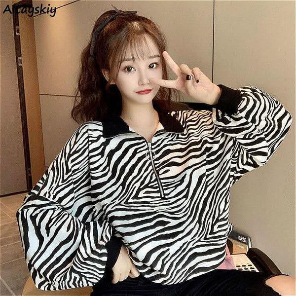 women's hoodies & sweatshirts womwn retro fashion cropped hoodie autumn warm korean style zebra-print standing collar casual teens ins, Black
women's hoodies & sweatshirts womwn retro fashion cropped hoodie autumn warm korean style zebra-print standing collar casual teens ins, Black