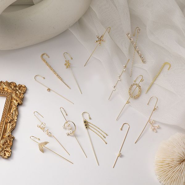 kimter crawler hook earrings ears cuff studs earring alloy rhinestone ear jewelry for women birthday valentine's day gift b329fz, Golden;silver
kimter crawler hook earrings ears cuff studs earring alloy rhinestone ear jewelry for women birthday valentine's day gift b329fz, Golden;silver