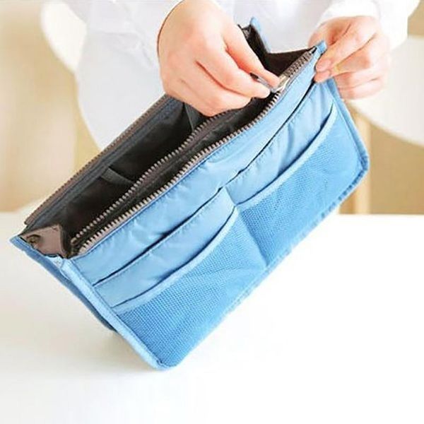 bag women practical handbag purse nylon dual organizer insert cosmetic storage bags & cases
bag women practical handbag purse nylon dual organizer insert cosmetic storage bags & cases