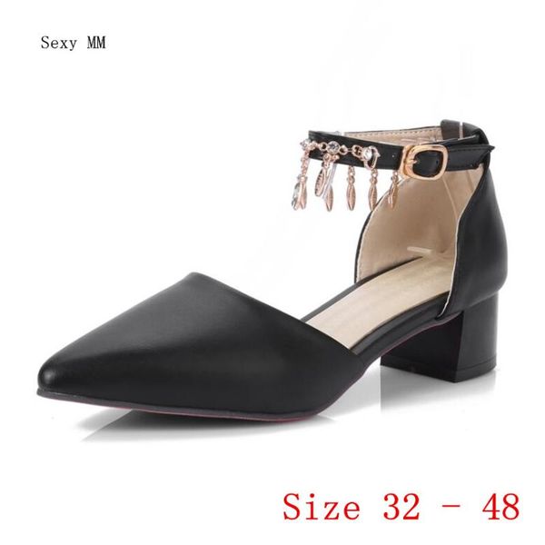 dress shoes summer pumps women low high heels sandals d'orsay woman heel small plus size 32 - 48, Black
dress shoes summer pumps women low high heels sandals d'orsay woman heel small plus size 32 - 48, Black