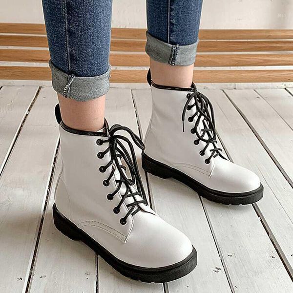 boots women's square heel ankle combat lace-up round toe faux leather winter ladies short booties shoes1, Black
boots women's square heel ankle combat lace-up round toe faux leather winter ladies short booties shoes1, Black