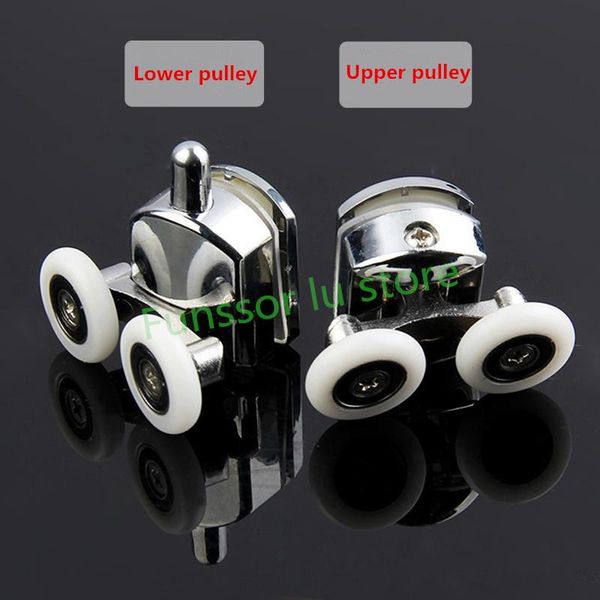 4pcs zinc alloy double shower door roller wheel runner bearing diameter 23mm/25mm other hardware
4pcs zinc alloy double shower door roller wheel runner bearing diameter 23mm/25mm other hardware