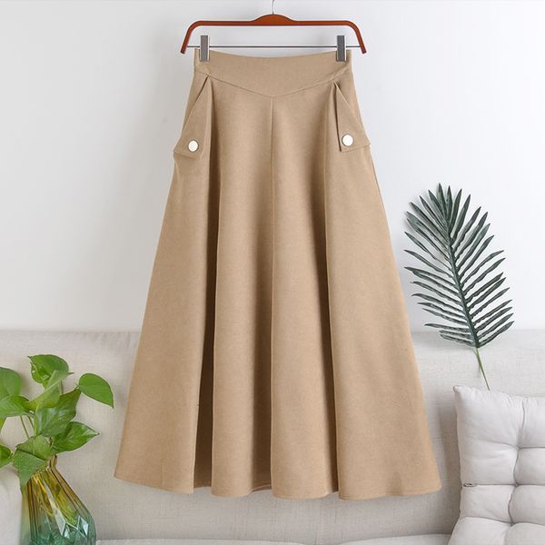 skirts harajuku autumn woman elastic high waist slim women solid a-line pocket mujer faldas femme jupes outwear wcgg, Black
skirts harajuku autumn woman elastic high waist slim women solid a-line pocket mujer faldas femme jupes outwear wcgg, Black