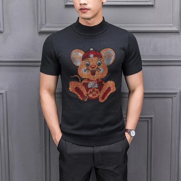 men's sweaters quality 2021 men luxury winter drill casual pullover asian plug size high drop, White;black
men's sweaters quality 2021 men luxury winter drill casual pullover asian plug size high drop, White;black