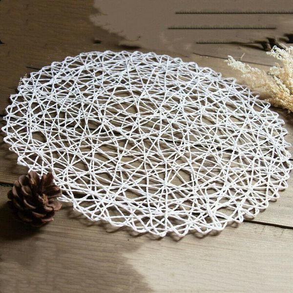 table runner decorative cup pad rural hollow mat round woven dining hand made 2 pcs/set
table runner decorative cup pad rural hollow mat round woven dining hand made 2 pcs/set