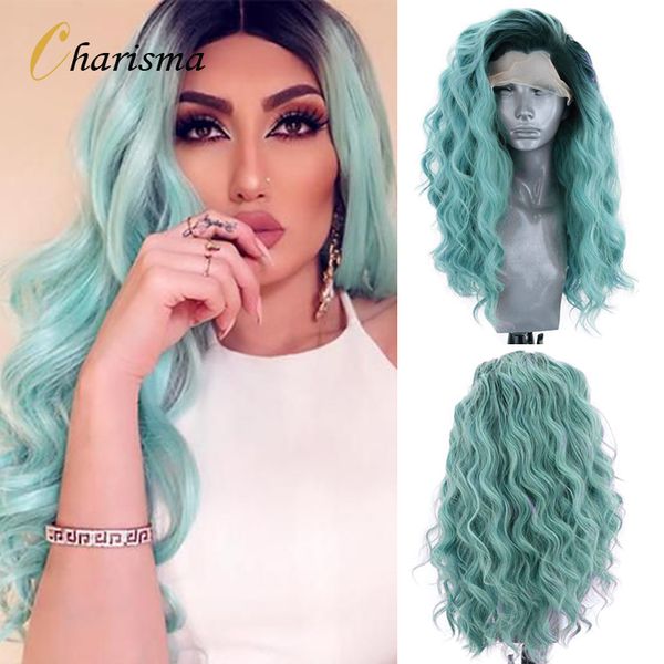 costume accessories long wavy hair synthetic lace front wig for women ombre green wig dark roots side part cosplay wigs heat resistant hair, Silver
costume accessories long wavy hair synthetic lace front wig for women ombre green wig dark roots side part cosplay wigs heat resistant hair, Silver
