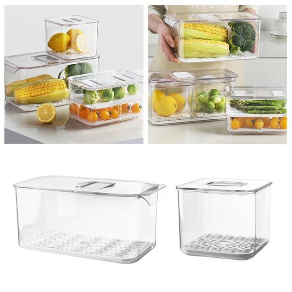 storage bottles & jars refrigerator food box with lids kitchen fruit vegetable drain basket plastic separate fresh keeping seal
storage bottles & jars refrigerator food box with lids kitchen fruit vegetable drain basket plastic separate fresh keeping seal
