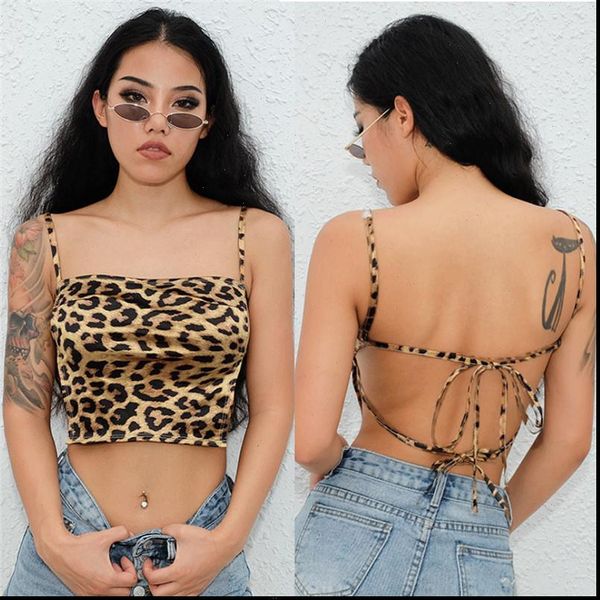 womens camis leopard tanks crop ladies summer backless tees bandeau sleeveless vest clubwear, White
womens camis leopard tanks crop ladies summer backless tees bandeau sleeveless vest clubwear, White
