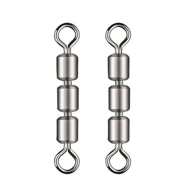 10/20pcs/set rolling triple bearing safe fishing swivels stainless steel corrosion resistant lightweight quick connect portable hooks
10/20pcs/set rolling triple bearing safe fishing swivels stainless steel corrosion resistant lightweight quick connect portable hooks