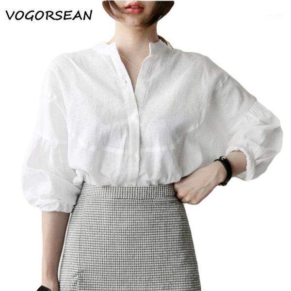 women's blouses & shirts vogorsean summer womens blouse shirt cotton 2021 ladies 5/5 sleeve loose leisure women white 100% flax
women's blouses & shirts vogorsean summer womens blouse shirt cotton 2021 ladies 5/5 sleeve loose leisure women white 100% flax
