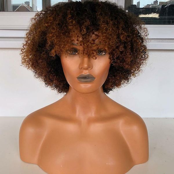 lace wigs afro kinky curly ombre 1b/30 brazilian remy human hair frontal for women glueless full with bang, Black;brown
lace wigs afro kinky curly ombre 1b/30 brazilian remy human hair frontal for women glueless full with bang, Black;brown