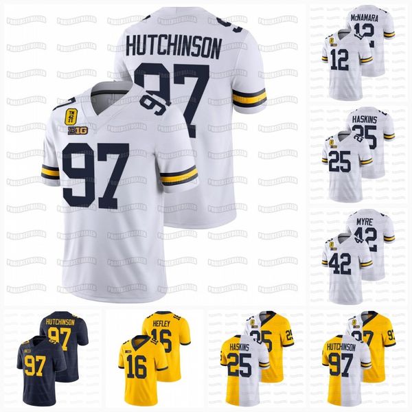 michigan wolverines 2021 tm 42 patch honor tate myre ncaa football jersey 97 aidan hutchinson cade mcnamara blake corum cornelius johnson jo, Black
michigan wolverines 2021 tm 42 patch honor tate myre ncaa football jersey 97 aidan hutchinson cade mcnamara blake corum cornelius johnson jo, Black
