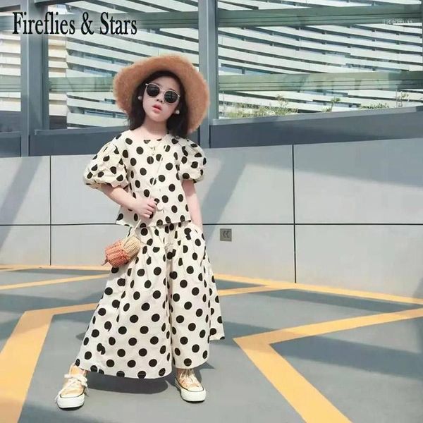 clothing sets summer girls 2 pcs set baby blouse + wide leg pants kids suit children clothes fashion dot print puff sleeve 3 to 13 yrs11, White
clothing sets summer girls 2 pcs set baby blouse + wide leg pants kids suit children clothes fashion dot print puff sleeve 3 to 13 yrs11, White