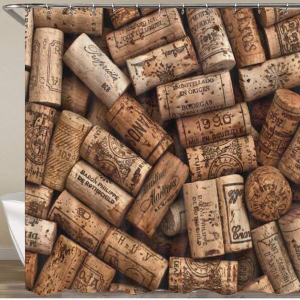 shower curtain,natural wine corks wood,polyester fabric waterproof bath curtains hooks included - 72 x 72 inches
shower curtain,natural wine corks wood,polyester fabric waterproof bath curtains hooks included - 72 x 72 inches