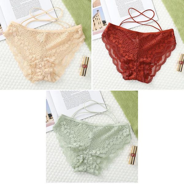 women's panties 3pcs women transparent lace briefs ribbons cross lady lingerie, Black;pink
women's panties 3pcs women transparent lace briefs ribbons cross lady lingerie, Black;pink