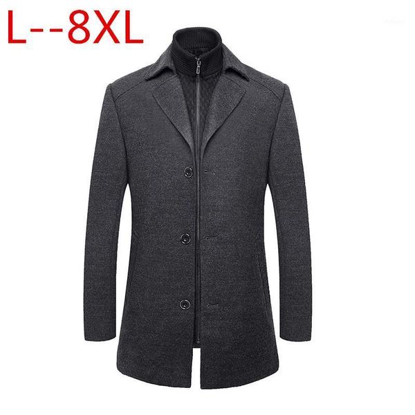 men's jackets fashion plus autumn/winter 8xl 6xl men leisure single-breasted trench coat / turn down collar long woolen jacket, Black;brown
men's jackets fashion plus autumn/winter 8xl 6xl men leisure single-breasted trench coat / turn down collar long woolen jacket, Black;brown