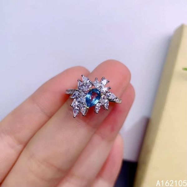 cluster rings 925 pure silver chinese style natural swiss blue z women's exquisite trendy water drop adjustable gem ring fine jewelry d, Golden;silver
cluster rings 925 pure silver chinese style natural swiss blue z women's exquisite trendy water drop adjustable gem ring fine jewelry d, Golden;silver