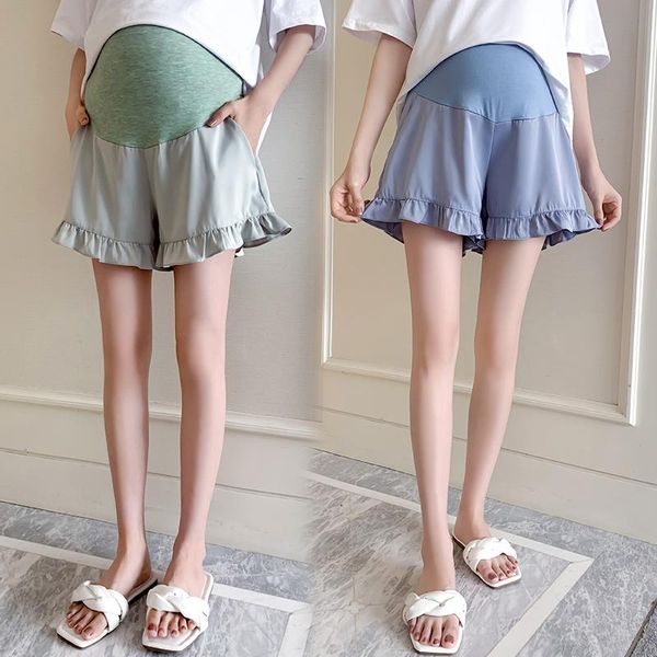 maternity bottoms 7119# leisure pants summer shorts elastic waist for pregnant women belly support trousers, White
maternity bottoms 7119# leisure pants summer shorts elastic waist for pregnant women belly support trousers, White