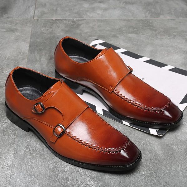 dress shoes brand patent leather men loafers wedding party black monk strap casual fashion slip on
dress shoes brand patent leather men loafers wedding party black monk strap casual fashion slip on