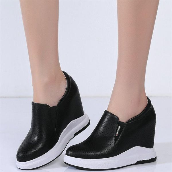 boots breathable pumps shoes women genuine leather wedges high heel ankle female slip on round toe fashion sneakers casual shoe, Black
boots breathable pumps shoes women genuine leather wedges high heel ankle female slip on round toe fashion sneakers casual shoe, Black