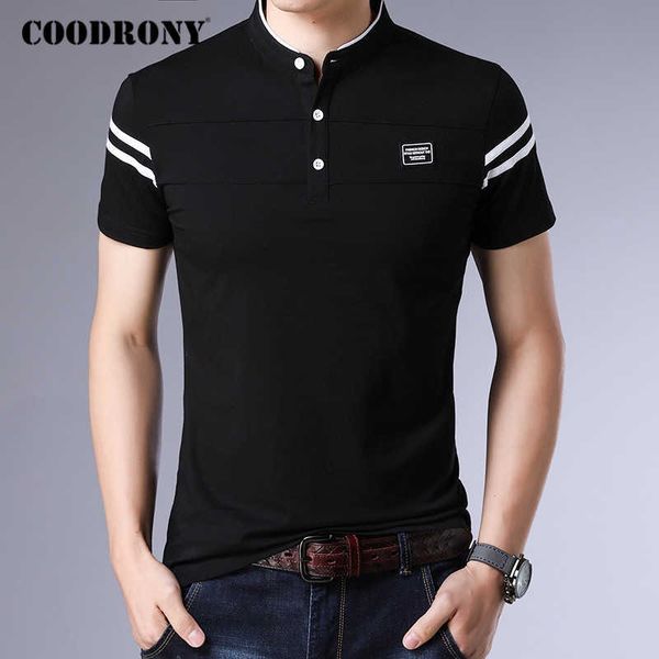 coodrony brand summer short sleeve t shirt men cotton tee shirt homme streetwear fashion stand collar t-shirt men clothes c5096s 210623, White;black
coodrony brand summer short sleeve t shirt men cotton tee shirt homme streetwear fashion stand collar t-shirt men clothes c5096s 210623, White;black