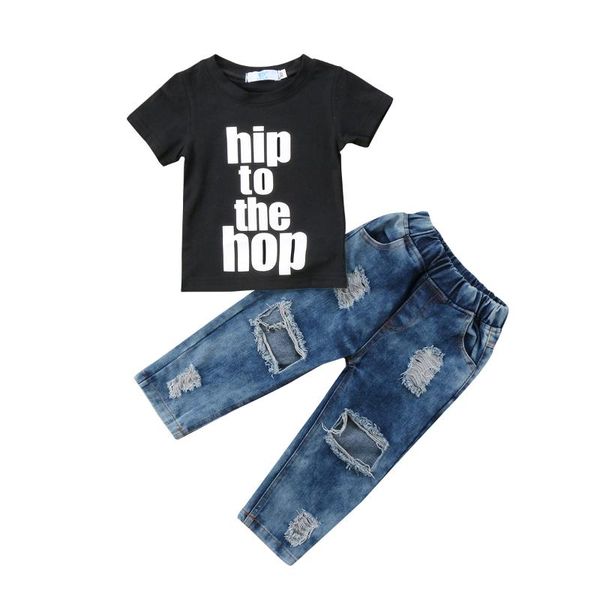 clothing sets girls boys clothes letter print short sleeve t-shirts+denim pants children summer kids 1-6y, White
clothing sets girls boys clothes letter print short sleeve t-shirts+denim pants children summer kids 1-6y, White