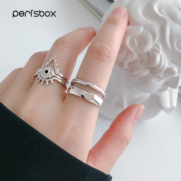 cluster rings peri'sbox irregular gold ring double line layering for women 925 sterling silver simple instajewelry adjustable 2021, Golden;silver
cluster rings peri'sbox irregular gold ring double line layering for women 925 sterling silver simple instajewelry adjustable 2021, Golden;silver