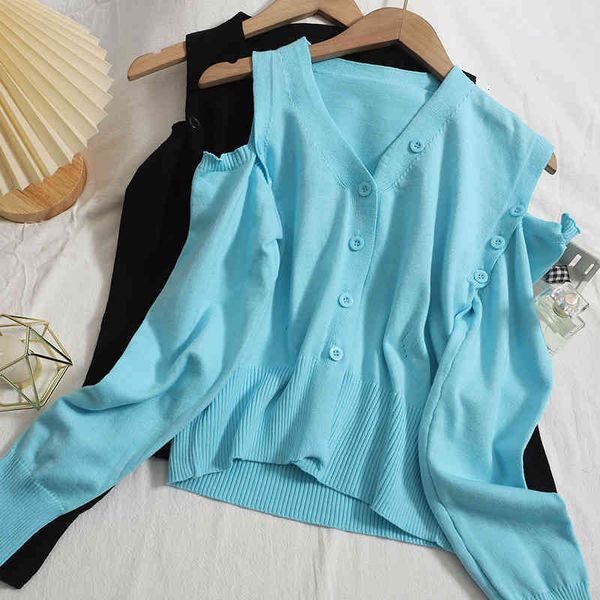 women's knits & tees korean autumn buttoned with cleavage v comfortable cardigan sweater 3z8v, White
women's knits & tees korean autumn buttoned with cleavage v comfortable cardigan sweater 3z8v, White
