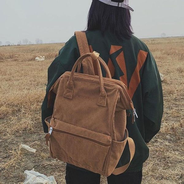large capacity soft fabric corduroy teenagers rucksack travel backpack leisure bag girls handbag female outdoor bags
large capacity soft fabric corduroy teenagers rucksack travel backpack leisure bag girls handbag female outdoor bags