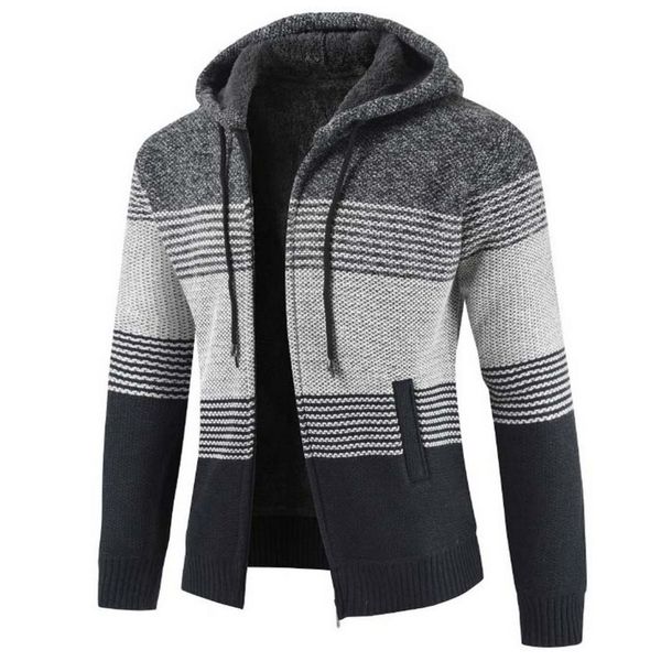 faliza men's hooded sweater, thick warm zipper coat, xy103, autumn and winter, 2020, White;black
faliza men's hooded sweater, thick warm zipper coat, xy103, autumn and winter, 2020, White;black
