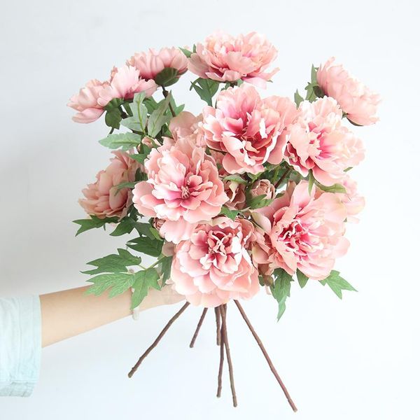 5pcs 3 heads peony fake flower bouquet silk wedding garden decoration artificial flowers pink white peonies decorative & wreaths
5pcs 3 heads peony fake flower bouquet silk wedding garden decoration artificial flowers pink white peonies decorative & wreaths