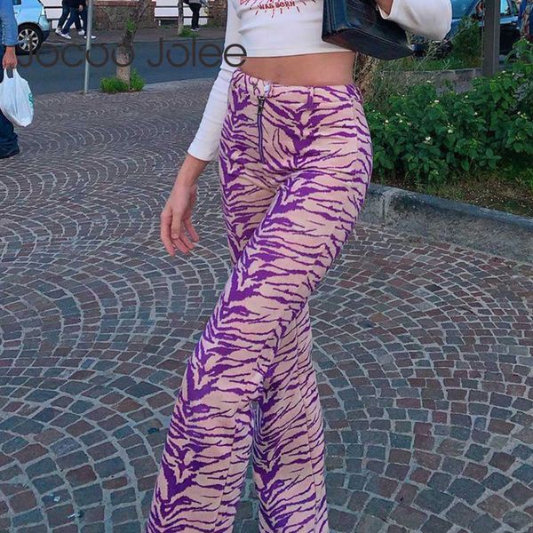 jocoo jolee women spring autumn hight waist animal pattern zipper street style flare pants patchwork hit color trouser 210619, Black;white
jocoo jolee women spring autumn hight waist animal pattern zipper street style flare pants patchwork hit color trouser 210619, Black;white