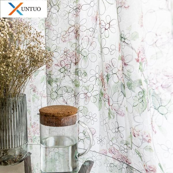 curtain & drapes floral tulle sheer curtains for living room bedroom printed voile cortinas rideaux window treatment custom size
curtain & drapes floral tulle sheer curtains for living room bedroom printed voile cortinas rideaux window treatment custom size