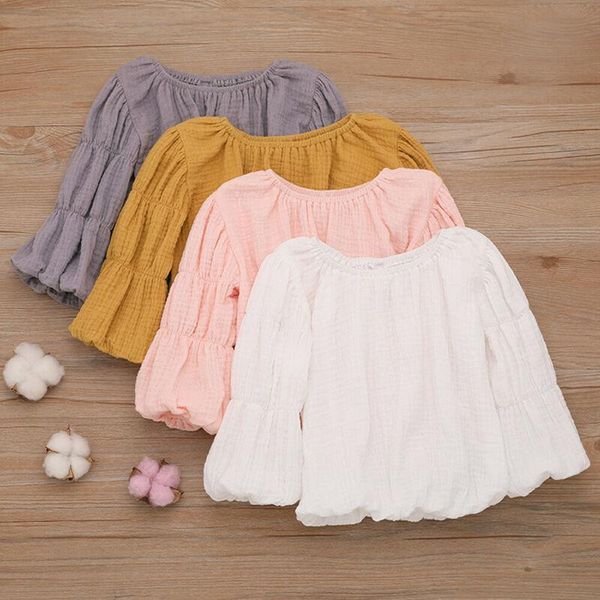 shirts born kids baby girl lantern sleeve blouse warm round neck clothes, White;black
shirts born kids baby girl lantern sleeve blouse warm round neck clothes, White;black