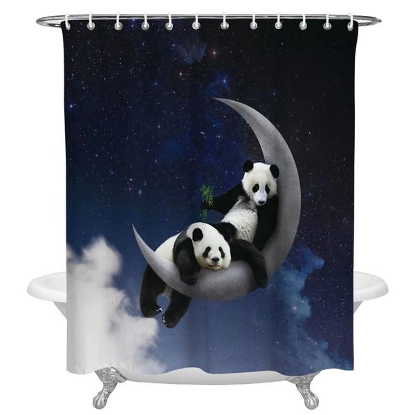shower curtains moon night sky panda star waterproof fabric curtain polyester bathroom decoration accessories cortinas
shower curtains moon night sky panda star waterproof fabric curtain polyester bathroom decoration accessories cortinas