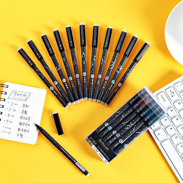 gel pens 12pcs/set pen erasable cute black kawaii canetas school supplies stationery korean stationary papelaria material escola
gel pens 12pcs/set pen erasable cute black kawaii canetas school supplies stationery korean stationary papelaria material escola