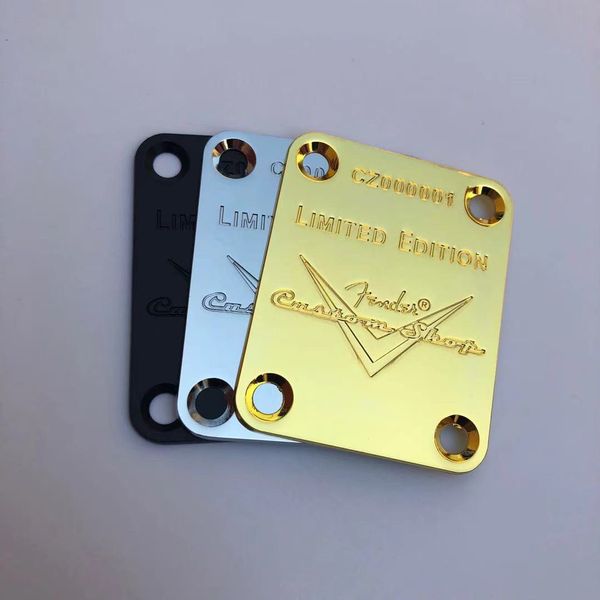 limited edition custom shop chrome neck plate for st/tele electric guitar,including screws gold chrome black
limited edition custom shop chrome neck plate for st/tele electric guitar,including screws gold chrome black