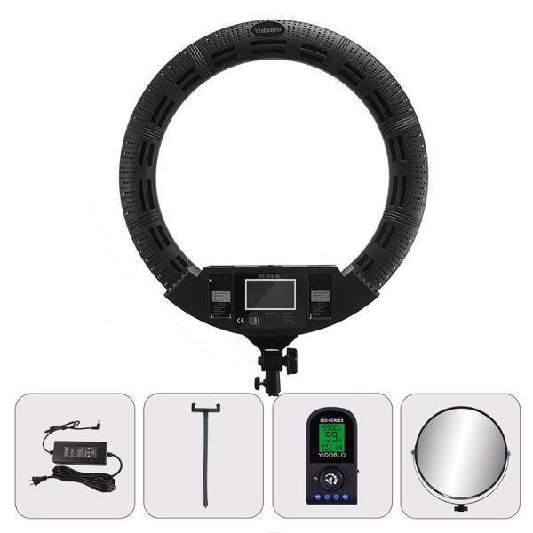 yidoblo fe-640ii 22inch ring light lamp 100w cold warm pography lighting 3200k-5500k for po studio video fill flash heads
yidoblo fe-640ii 22inch ring light lamp 100w cold warm pography lighting 3200k-5500k for po studio video fill flash heads