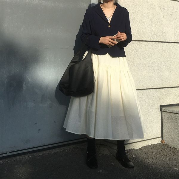 skirts beige chic summer women elastic streetwear loose solid high waist fresh mid-length skirt, Black
skirts beige chic summer women elastic streetwear loose solid high waist fresh mid-length skirt, Black