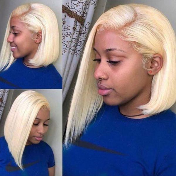 lace wigs 613 blonde bob wig t part 13x4 colored human hair pre plucked 150% short remy brazilian straight front, Black;brown
lace wigs 613 blonde bob wig t part 13x4 colored human hair pre plucked 150% short remy brazilian straight front, Black;brown