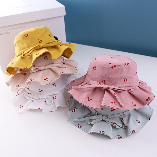 kids hat with shield print cherry cute wear for 2-6 years girls panama beach cap summer outdoor fisherman sun bucket caps & hats, Yellow
kids hat with shield print cherry cute wear for 2-6 years girls panama beach cap summer outdoor fisherman sun bucket caps & hats, Yellow