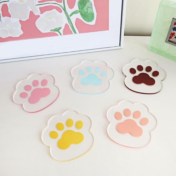 mats & pads cute heat insulation acrylic cat claw shape table mat pad family office anti-skid tea cup milk mug coffee
mats & pads cute heat insulation acrylic cat claw shape table mat pad family office anti-skid tea cup milk mug coffee