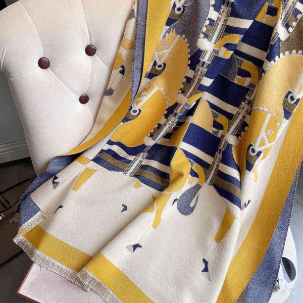 carriage chain imitation cashmere scarf women live warm double-sided lengthened thickened fashion versatile shawl bib, Blue;gray
carriage chain imitation cashmere scarf women live warm double-sided lengthened thickened fashion versatile shawl bib, Blue;gray